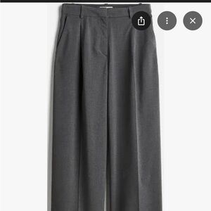 H&M Paris Women’s High-Rise Gray Pants